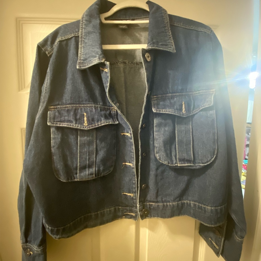 Plus cargo pocket jean jacket 18/20 matching jean in separate listing